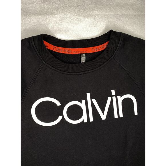 Calvin Klein Performance Women's Black Cropped Sweater Small - Picture 2 of 6